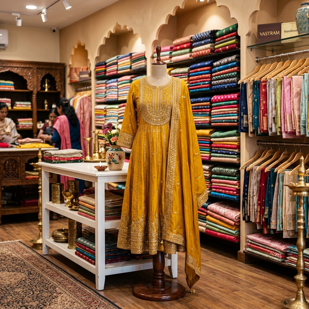 Ethnic kurtis and readymades